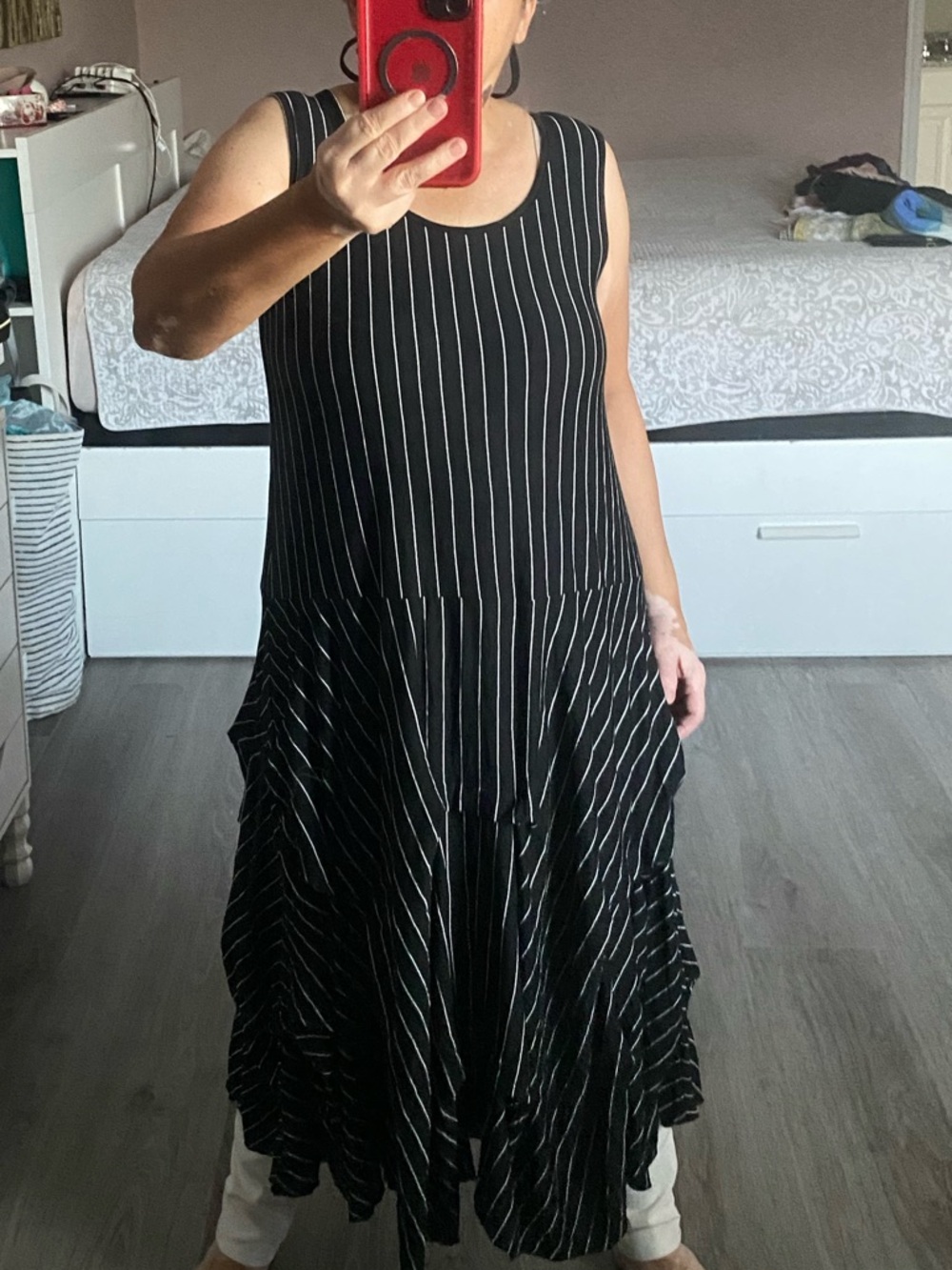 The Kozan Martha Bohemian Dress | drop-waist skirt with oversized Dress | S